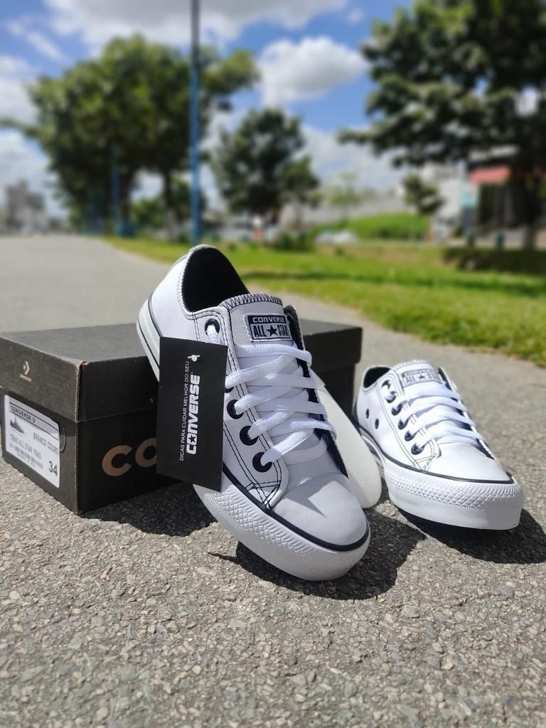 Tênis All Star Converse Branco com Palmilha em Gel